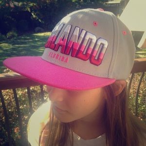Snap Back Pink & Gray Orlando Hat